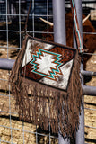 The Zigg Adjustable Cowhide Tooled Purse