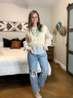 CROCHET LAYERED TOP