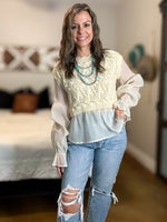 CROCHET LAYERED TOP