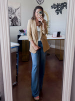 Pleated Chambray Pants