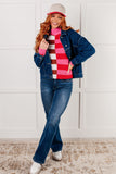 Color Blocked Stripe Sweater