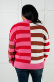 Color Blocked Stripe Sweater