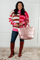 Color Blocked Stripe Sweater